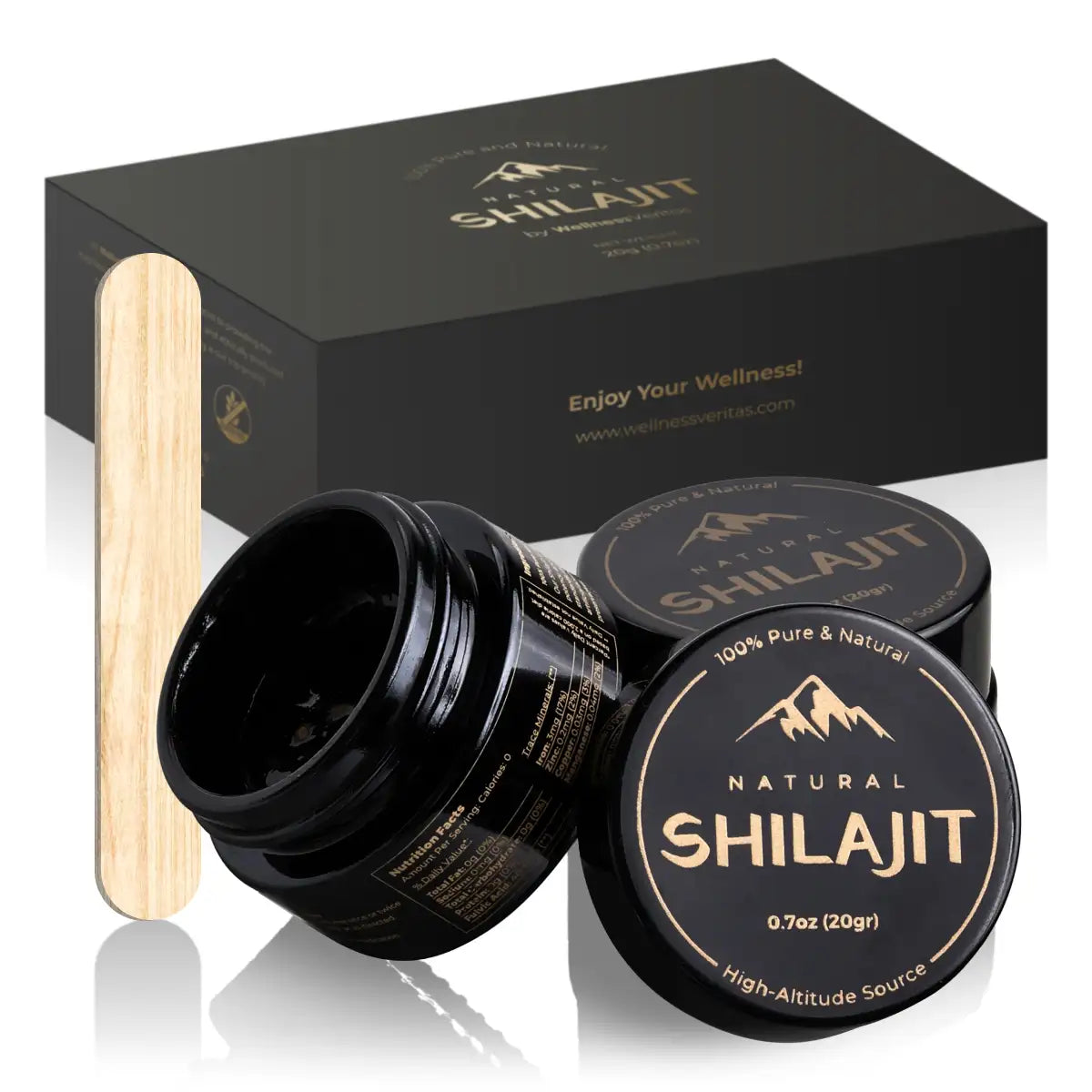 Himalayan Shilajit Resin - 100% Organic, Vegan & Non-GMO wellness veritas