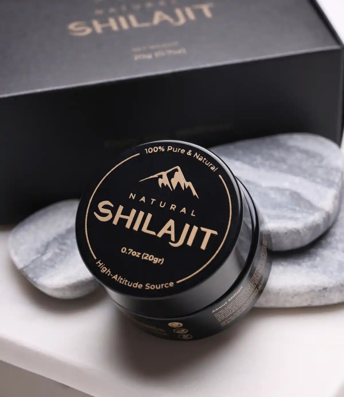 Pure Himalayan Shilajit Resin by Wellness Veritas rich in Fulvic Acid for natural energy and immune support